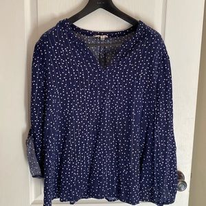 3/4 sleeve Blouse by Como Blu 2X